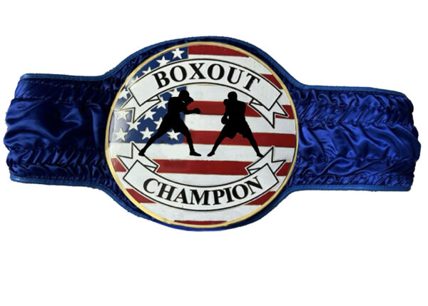 BOXOUT BELT -BLUE CHAMPIONSHIP BELT-NON-CUSTOMIZED