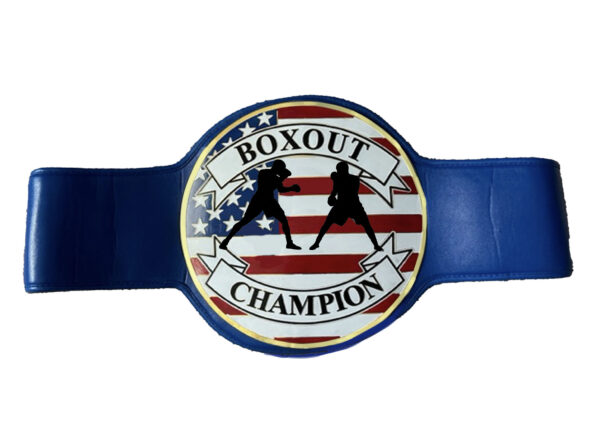 BOXOUT BELT -BLUE CHAMPIONSHIP BELT-NON-CUSTOMIZED