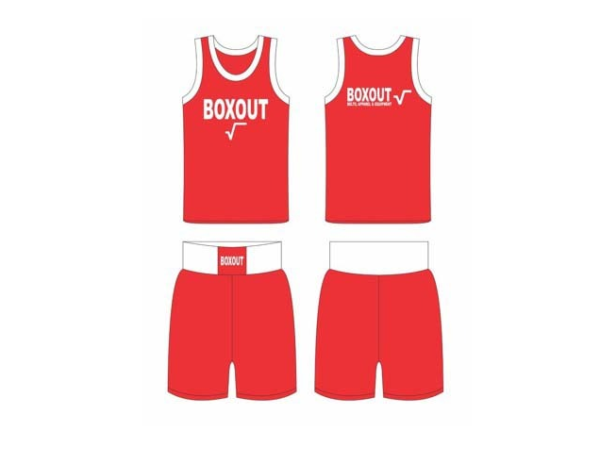 BOXOUT BOXING UNIFORMS - RED